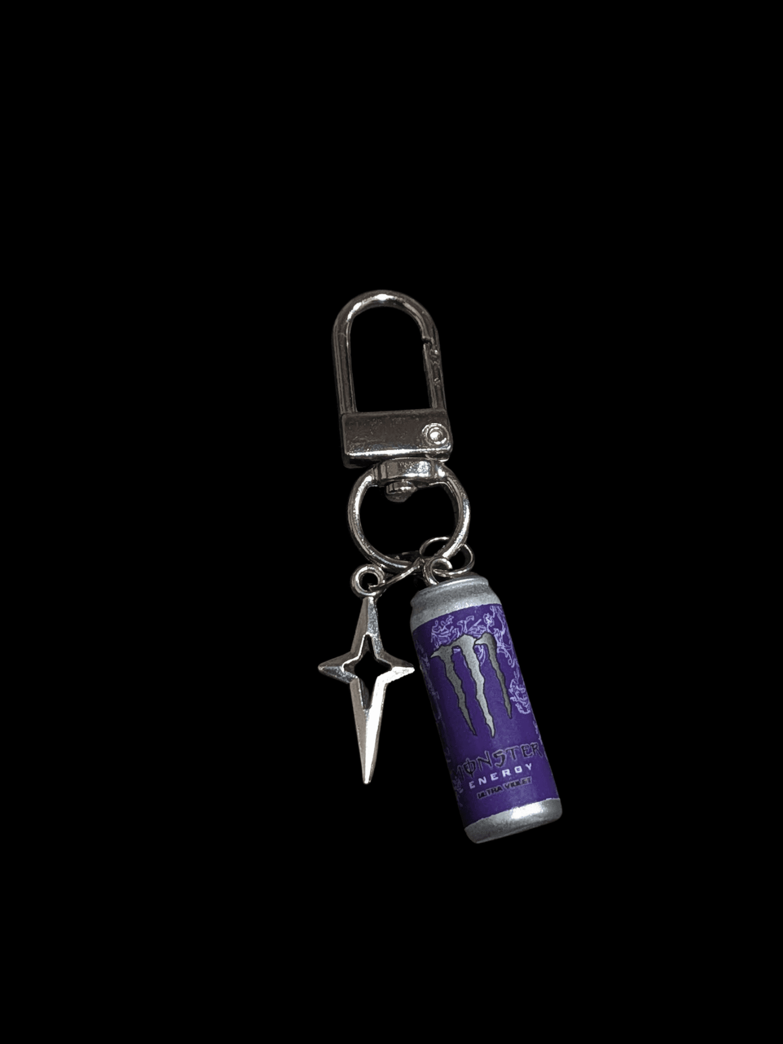 Purple Monster Keychain
