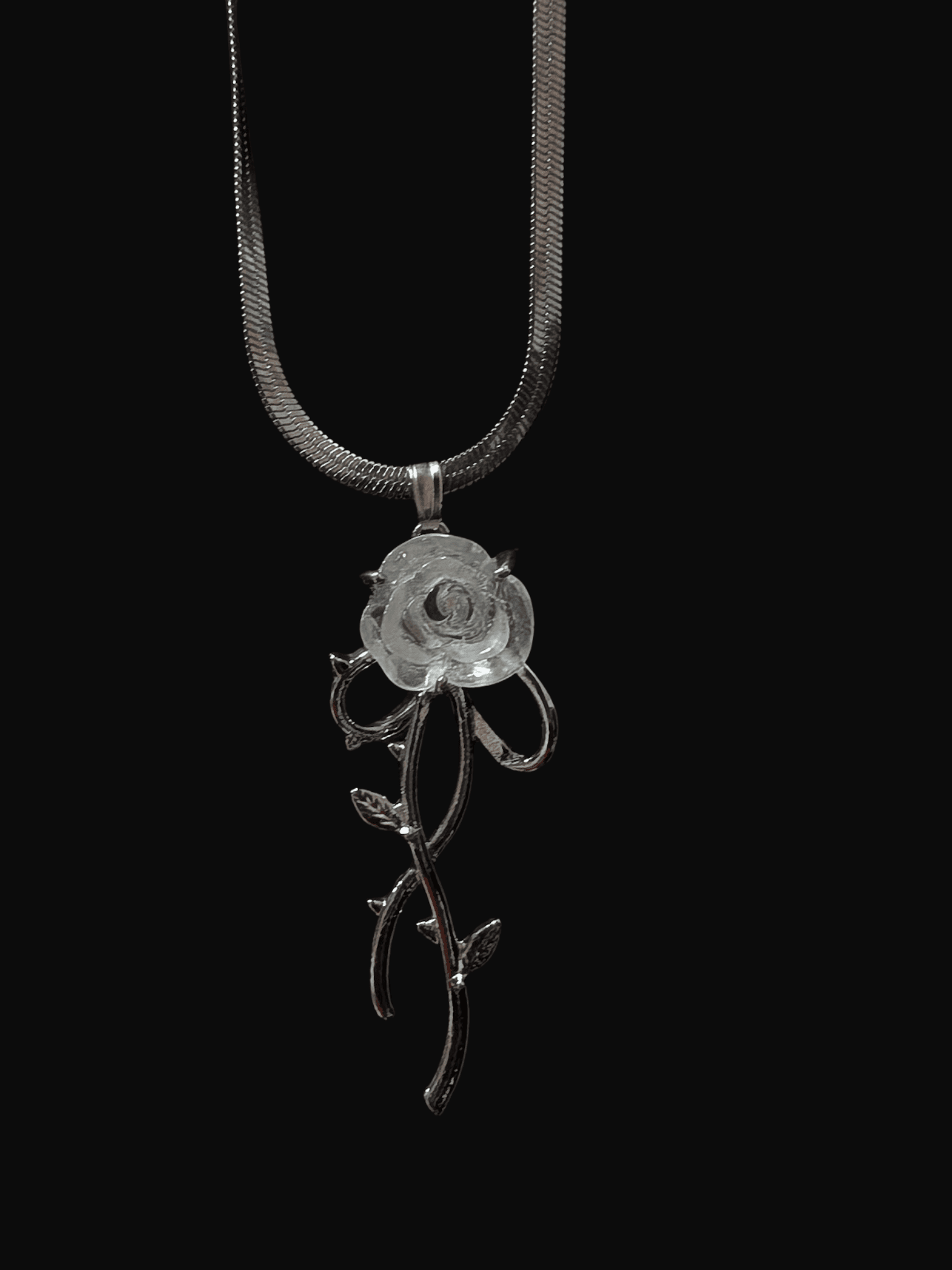 Dangle White Flower