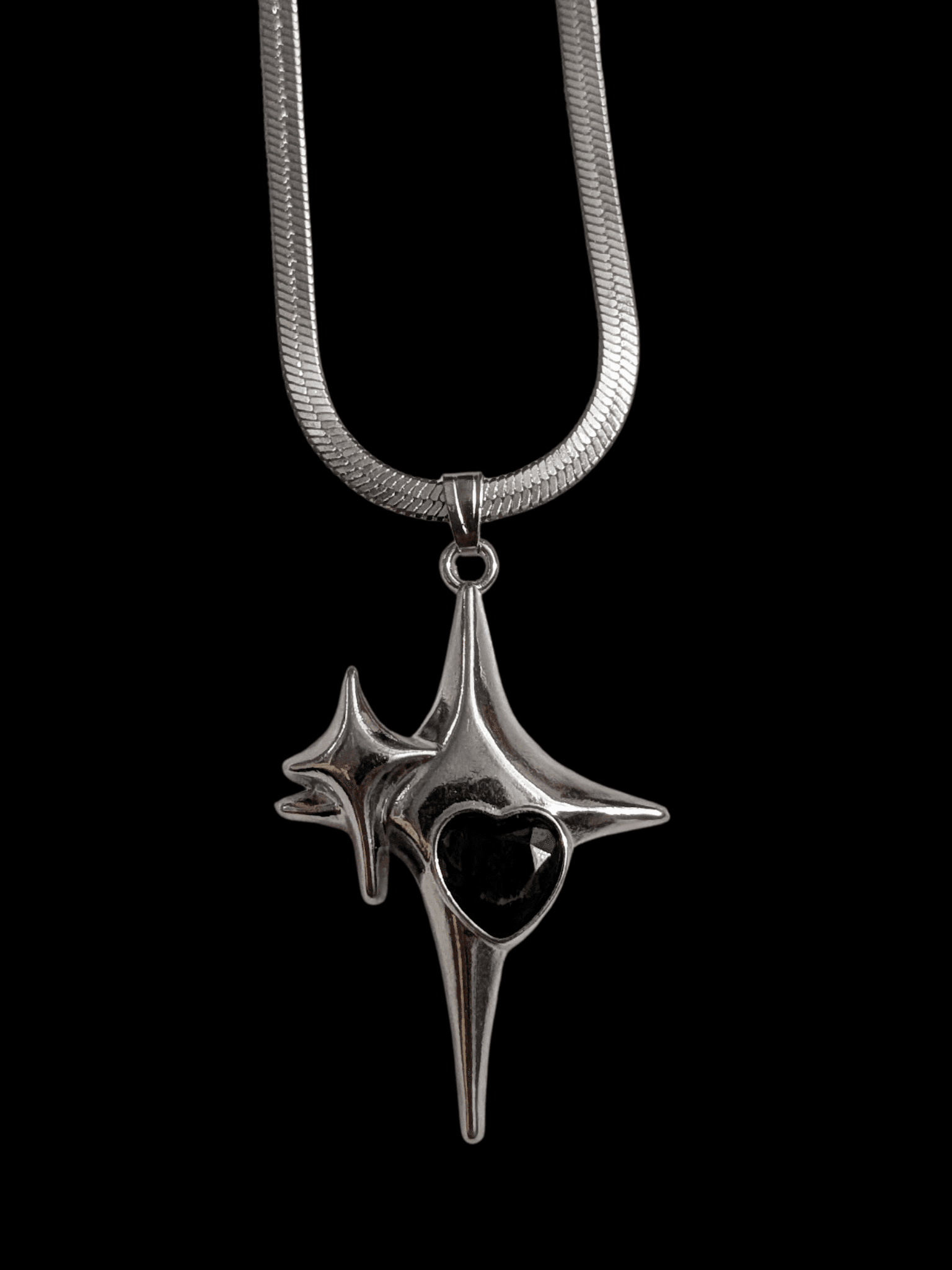 Y2K Heart Star · Onyx