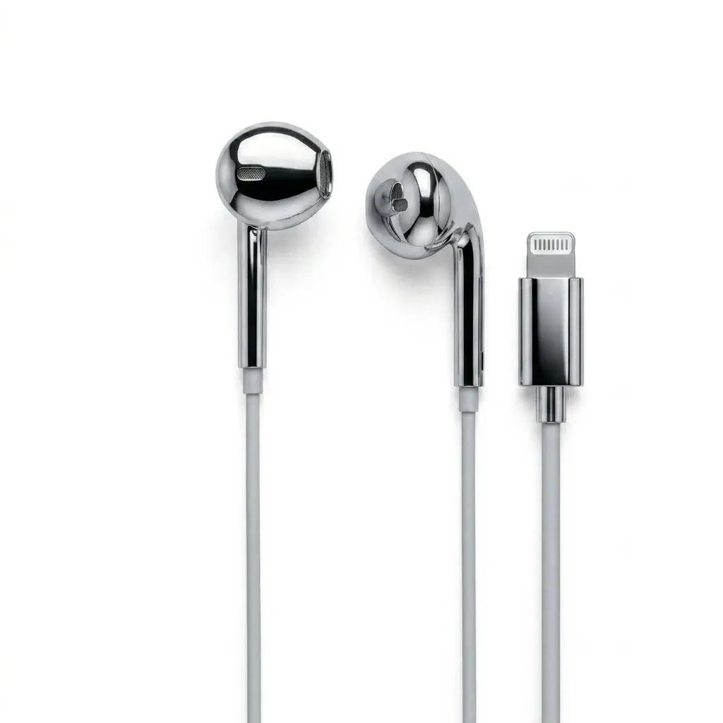 Chrome Earphone lightning port