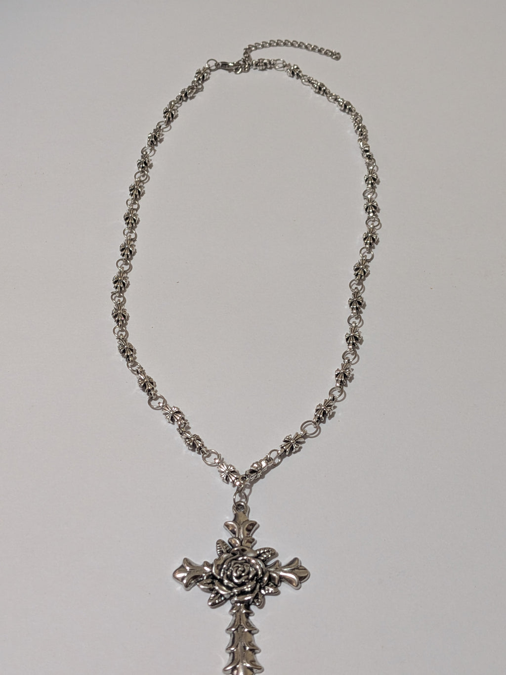 Rose Cross Necklace 2