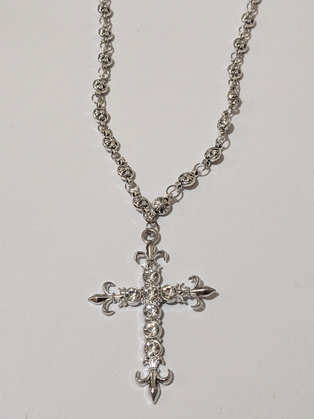 Iced Out Cross Necklace 1