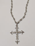 Iced Out Cross Necklace 1