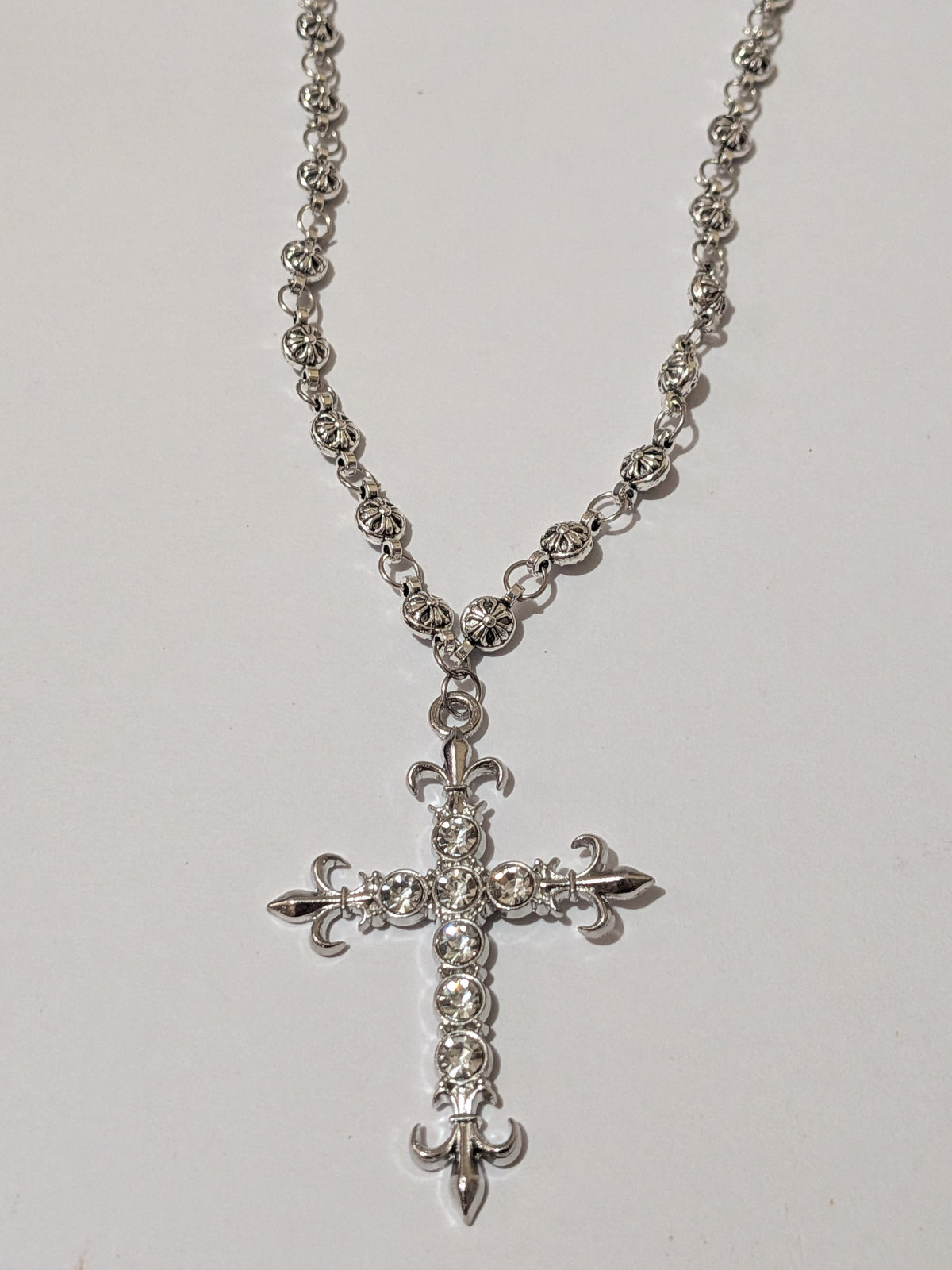 Iced Out Cross Necklace 1