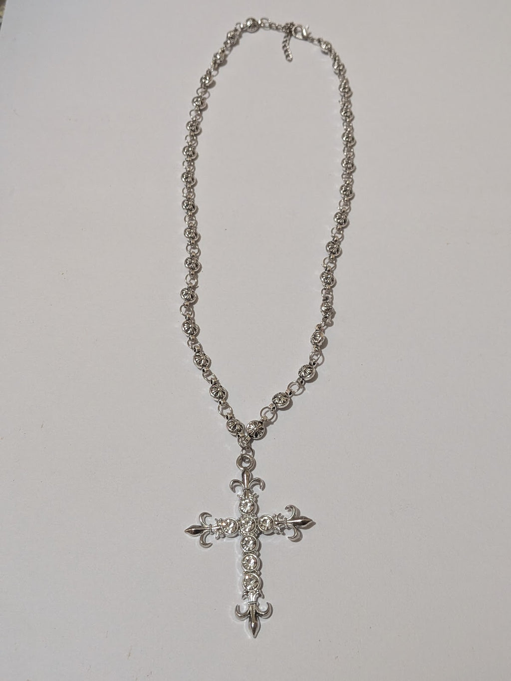 Iced Out Cross Necklace 1