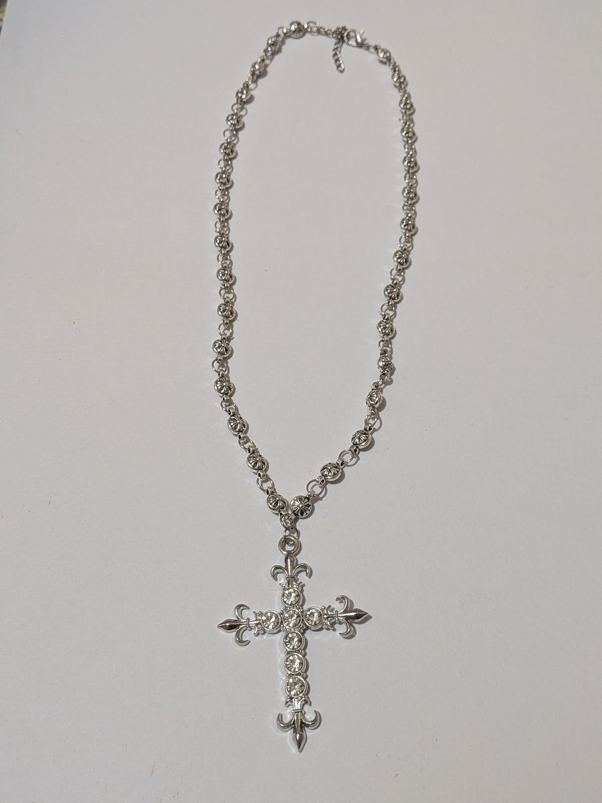 Iced Out Cross Necklace 1
