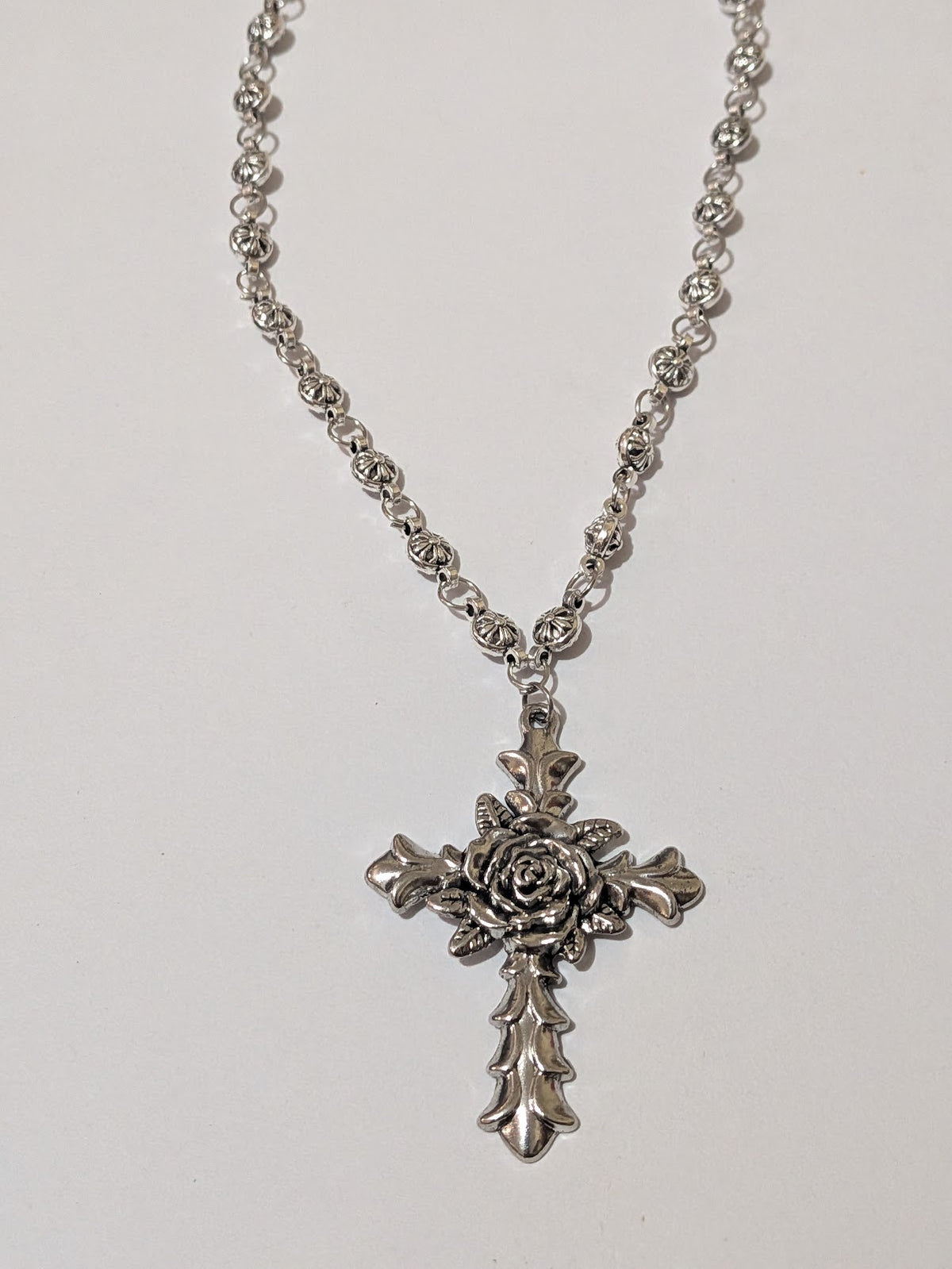 Rose Cross Necklace 1