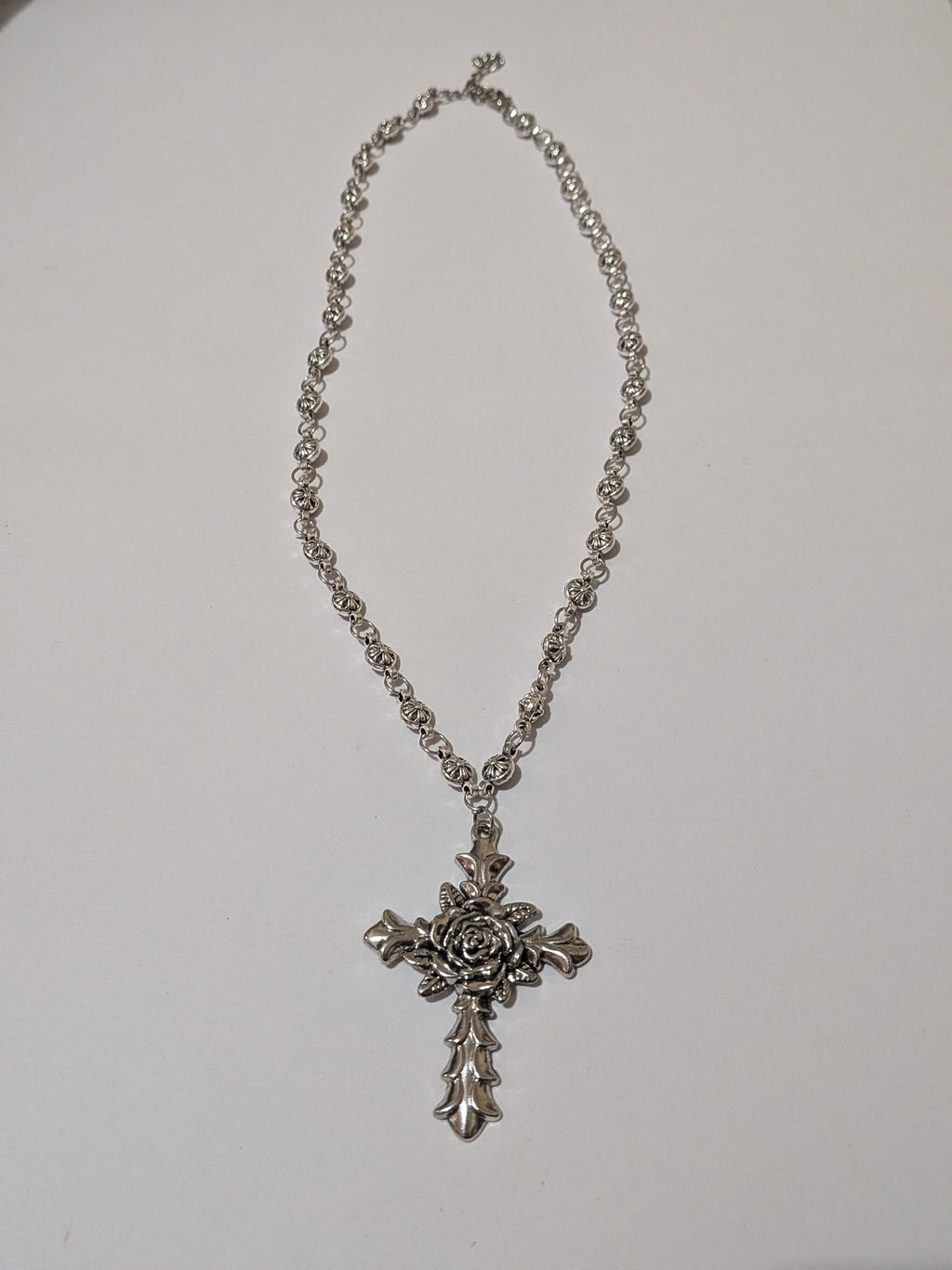 Rose Cross Necklace 1
