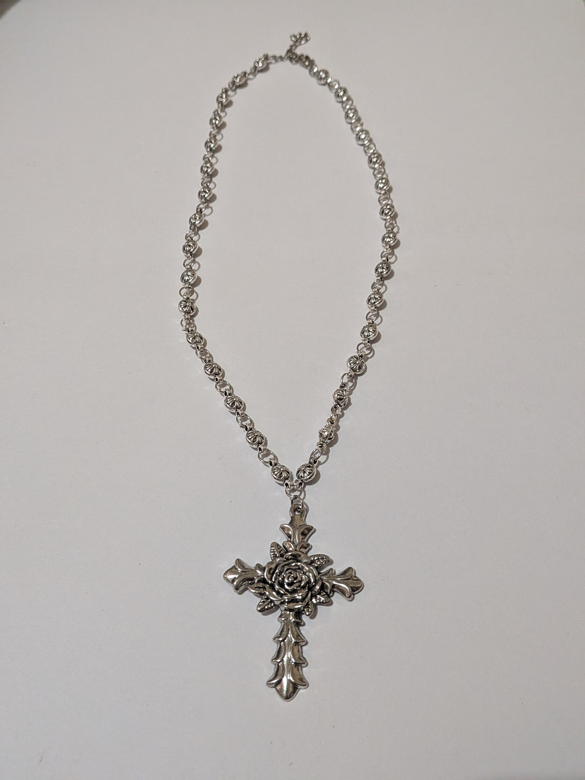 Rose Cross Necklace 1
