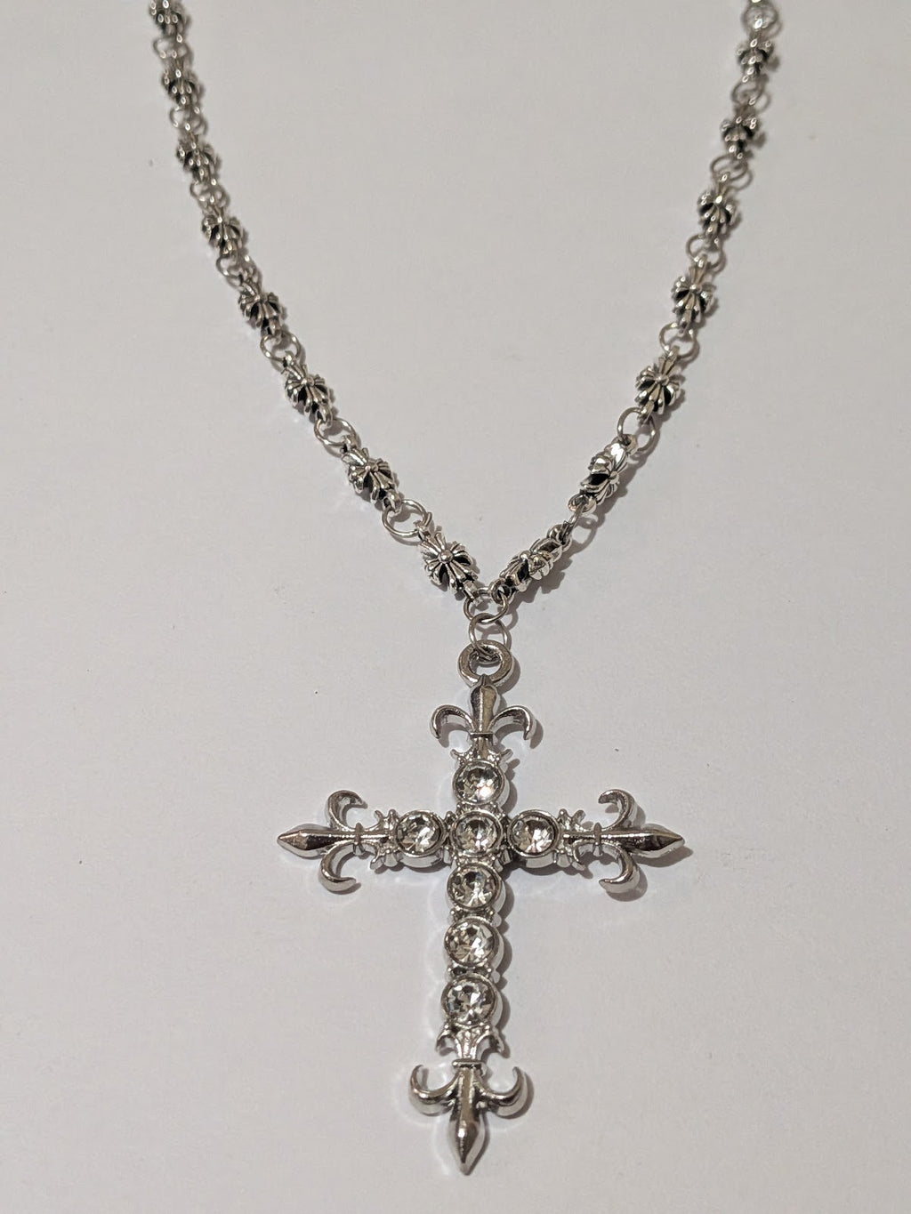Iced Out Cross Necklace 2