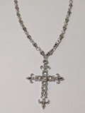 Iced Out Cross Necklace 2