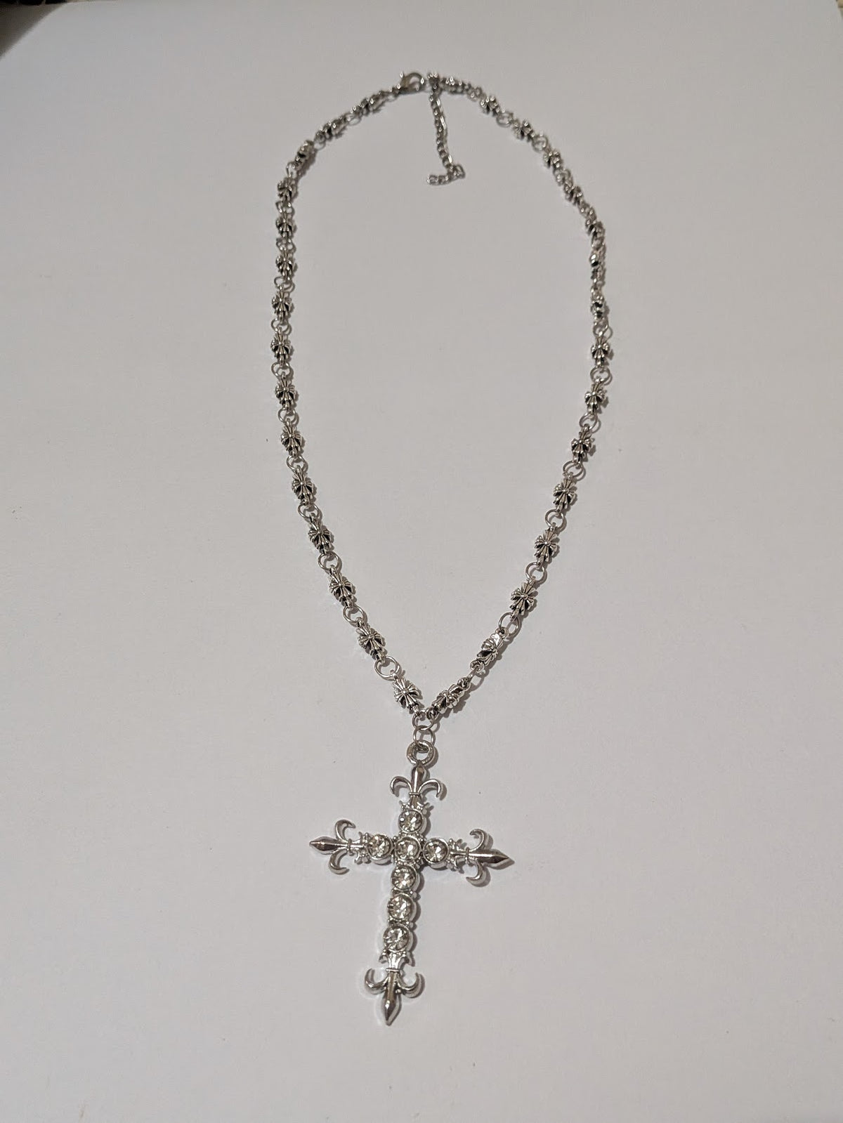 Iced Out Cross Necklace 2