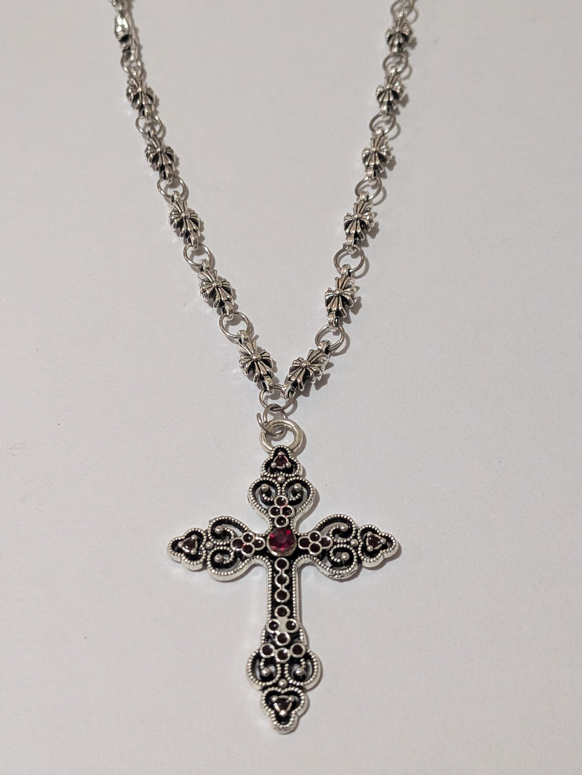 Red Cross Necklace