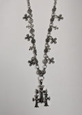 Triple Cross CH Necklace