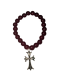 CH Gothic red beaded bracelet