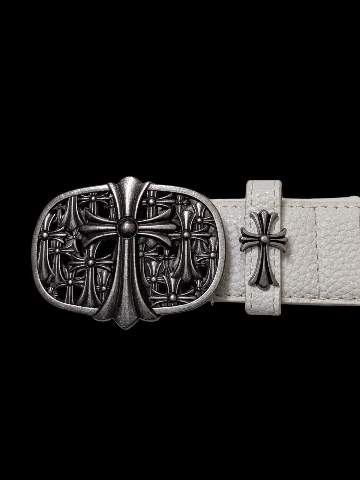 White Multicolor CH Belt