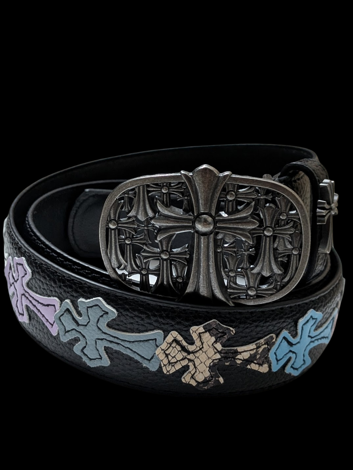 Black Multicolored CH Belt