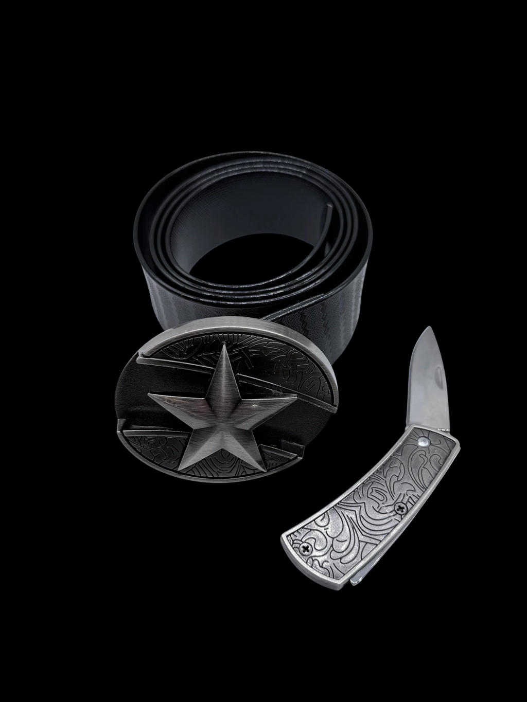 Star Knife Buckle Belt