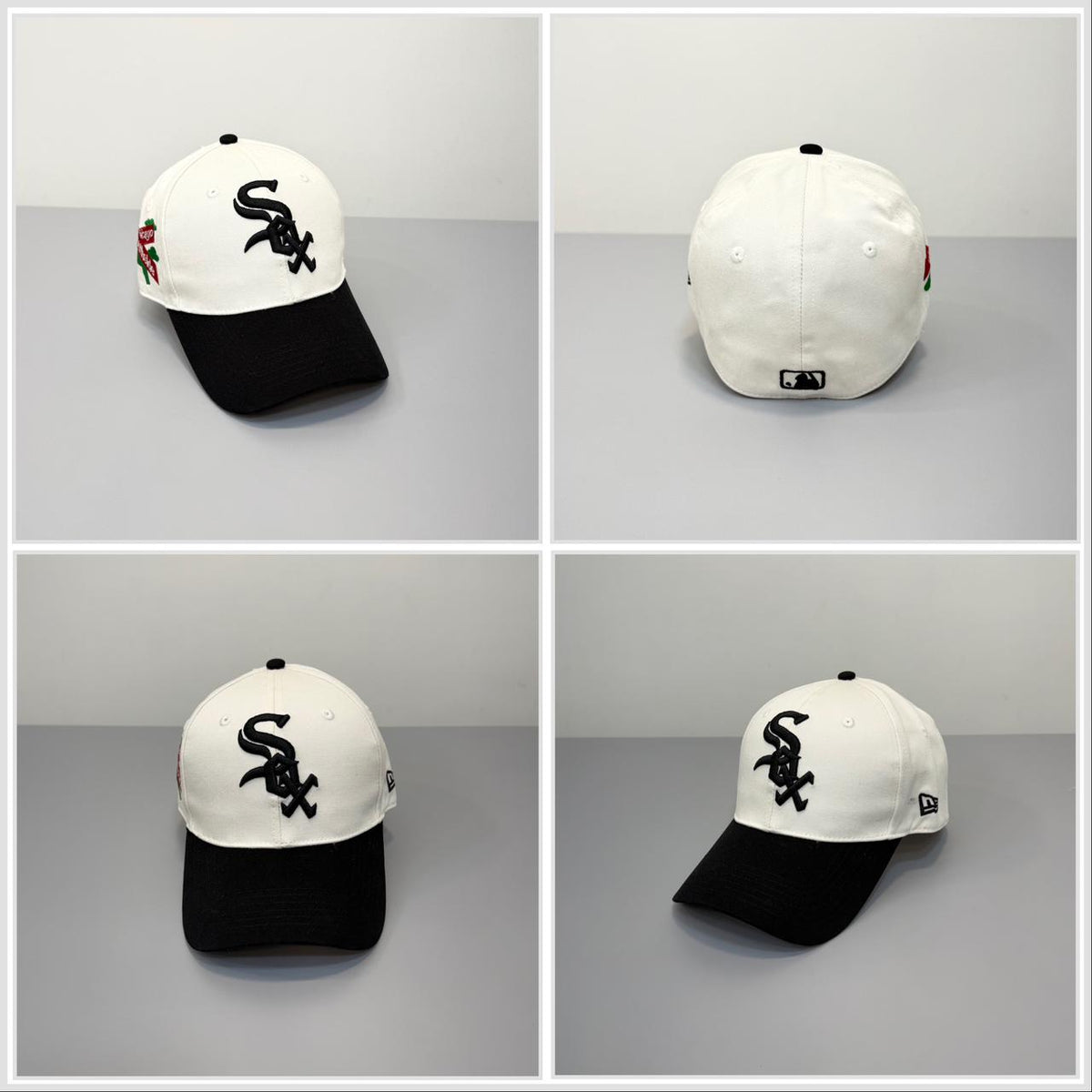 SX White-Black BB Fitted Cap
