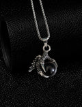 Claw Black Ball Pendant
