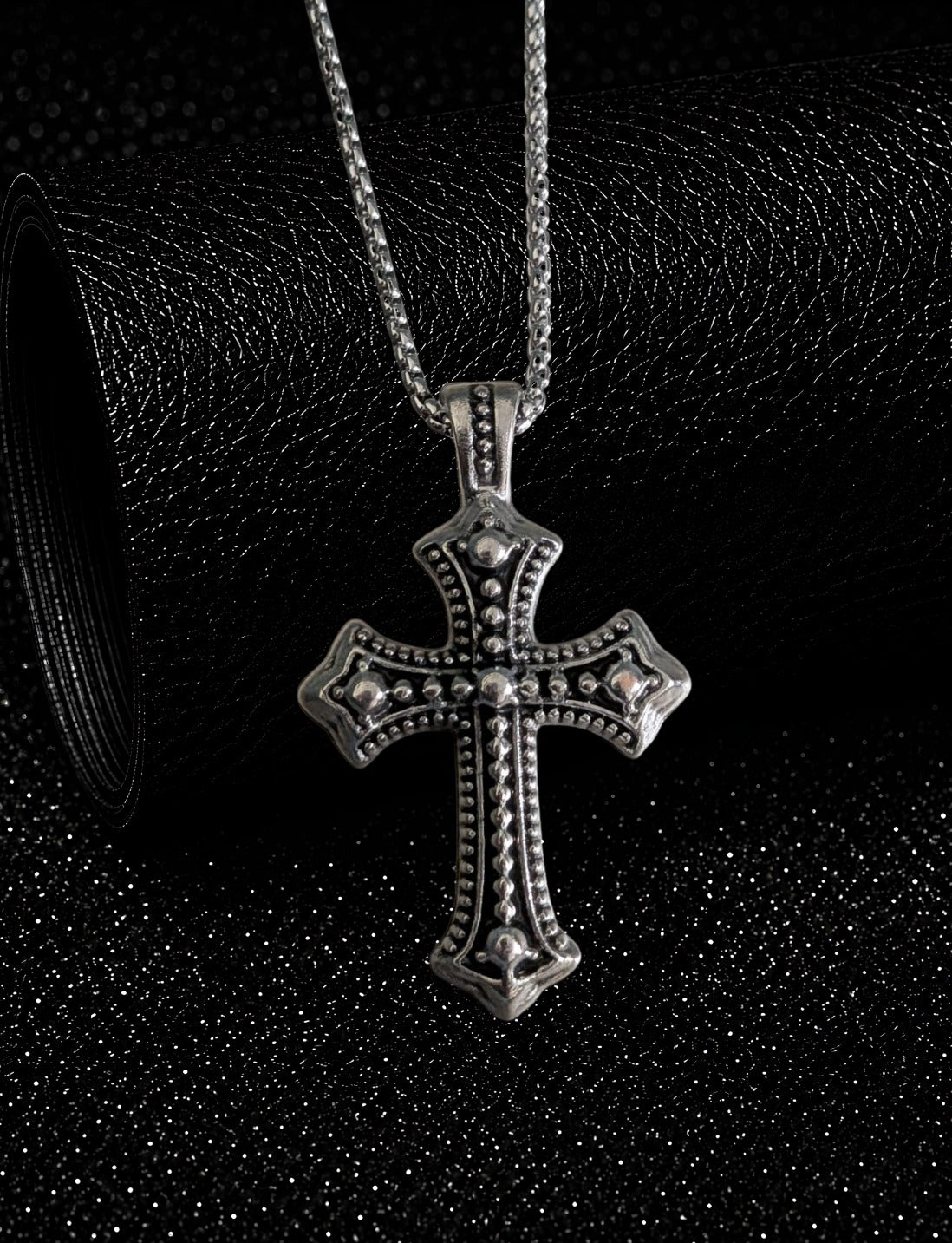 Old Mani Vintage CH Cross Pendant