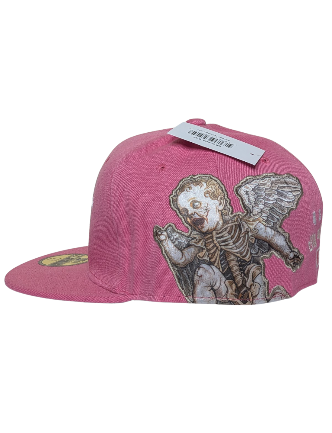"Gothic Halo" Pink LA Embroidered Fitted