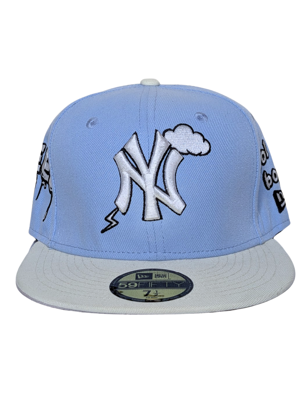 "Cloud Walker" NY Graffiti Graphic Fitted Cap