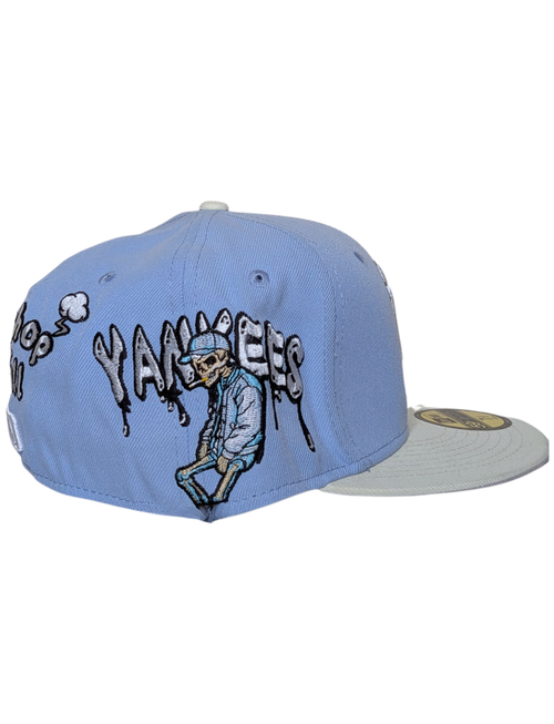 "Cloud Walker" NY Graffiti Graphic Fitted Cap