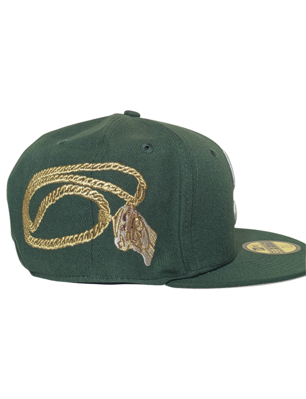 "Cuban Link S' Embroidered Fitted Cap